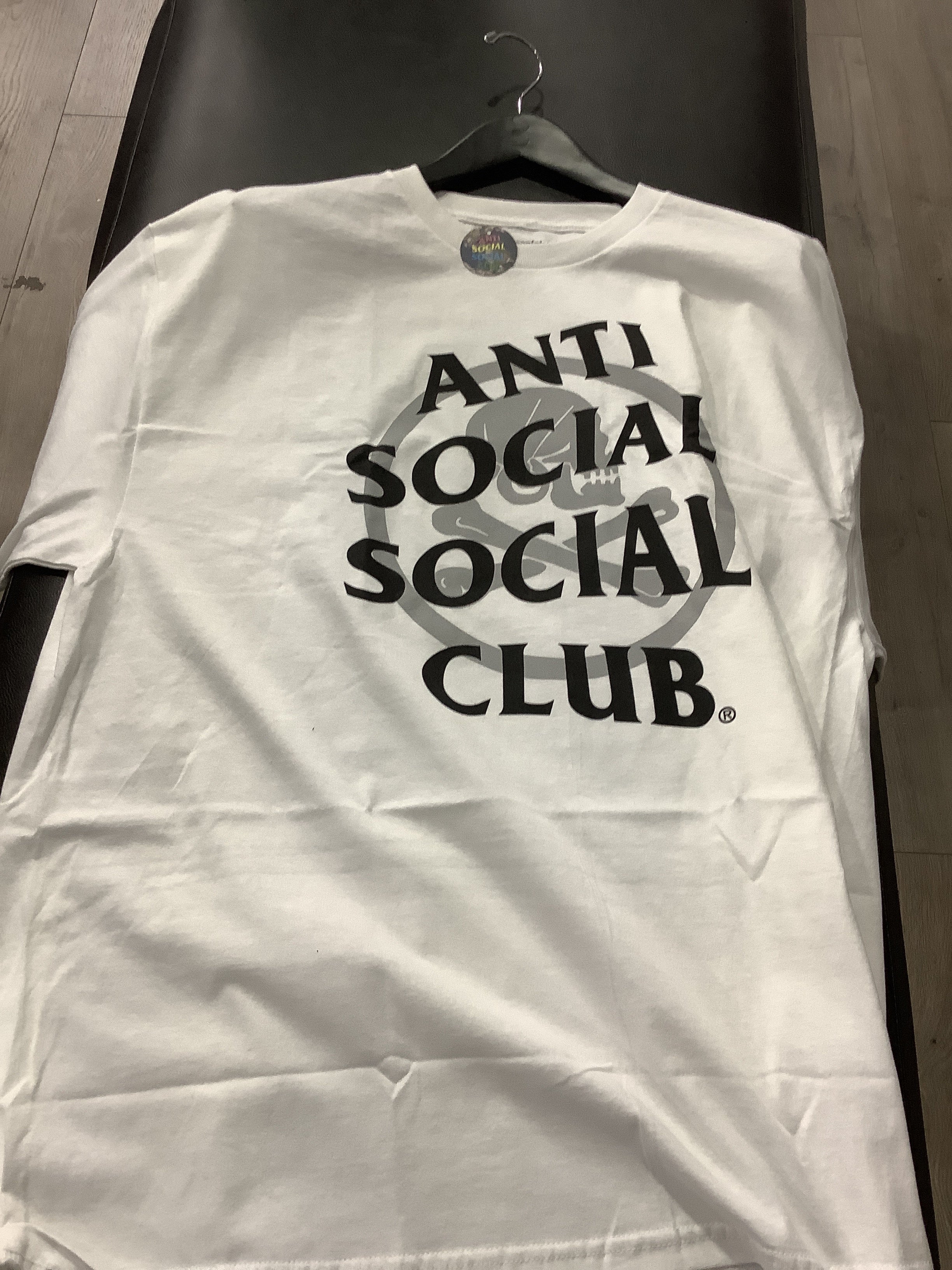 Anti Social  Club Neighborhood Collection White T Shirt