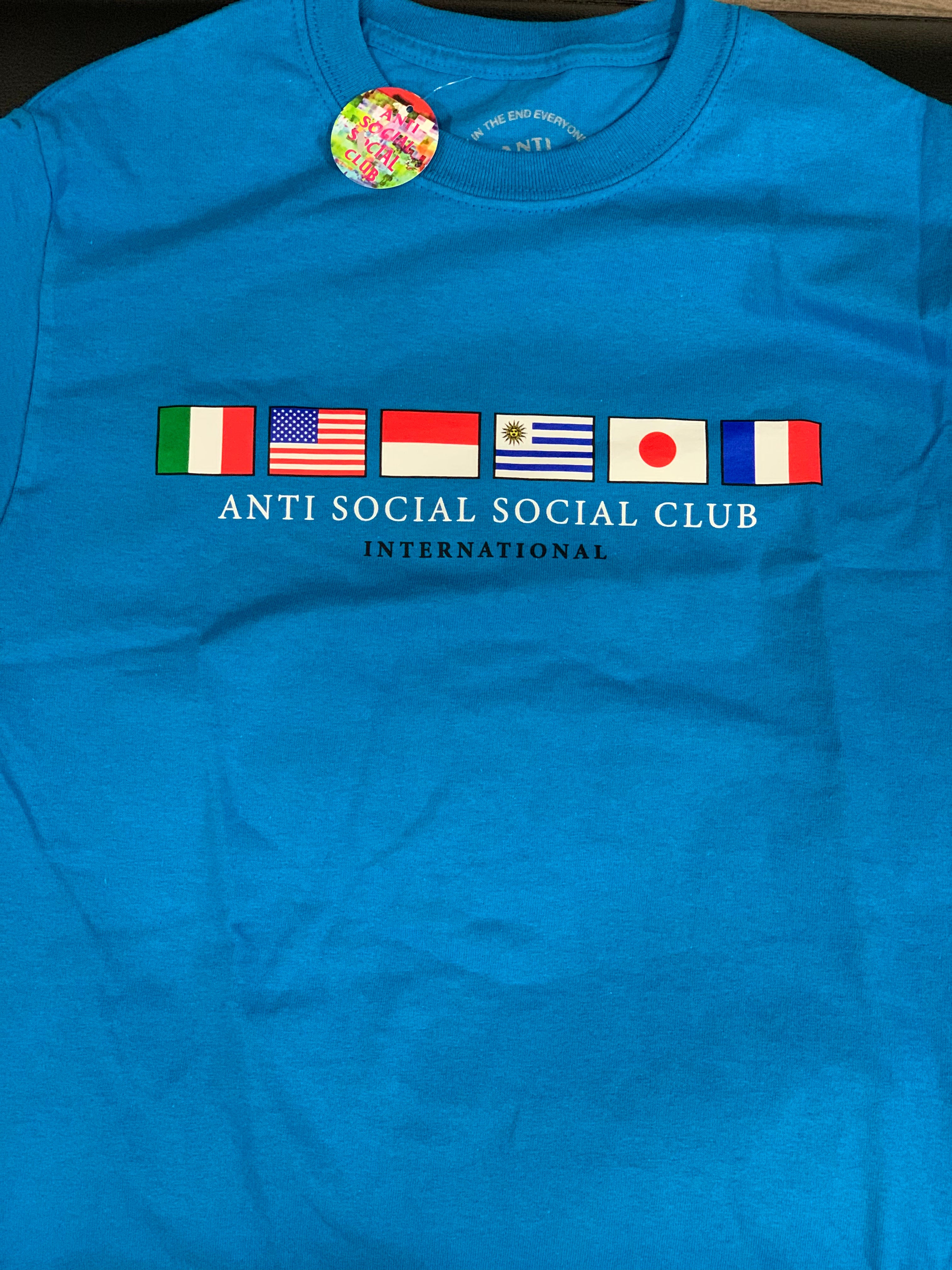 Anti Social Social Club Oceans Tee Blue