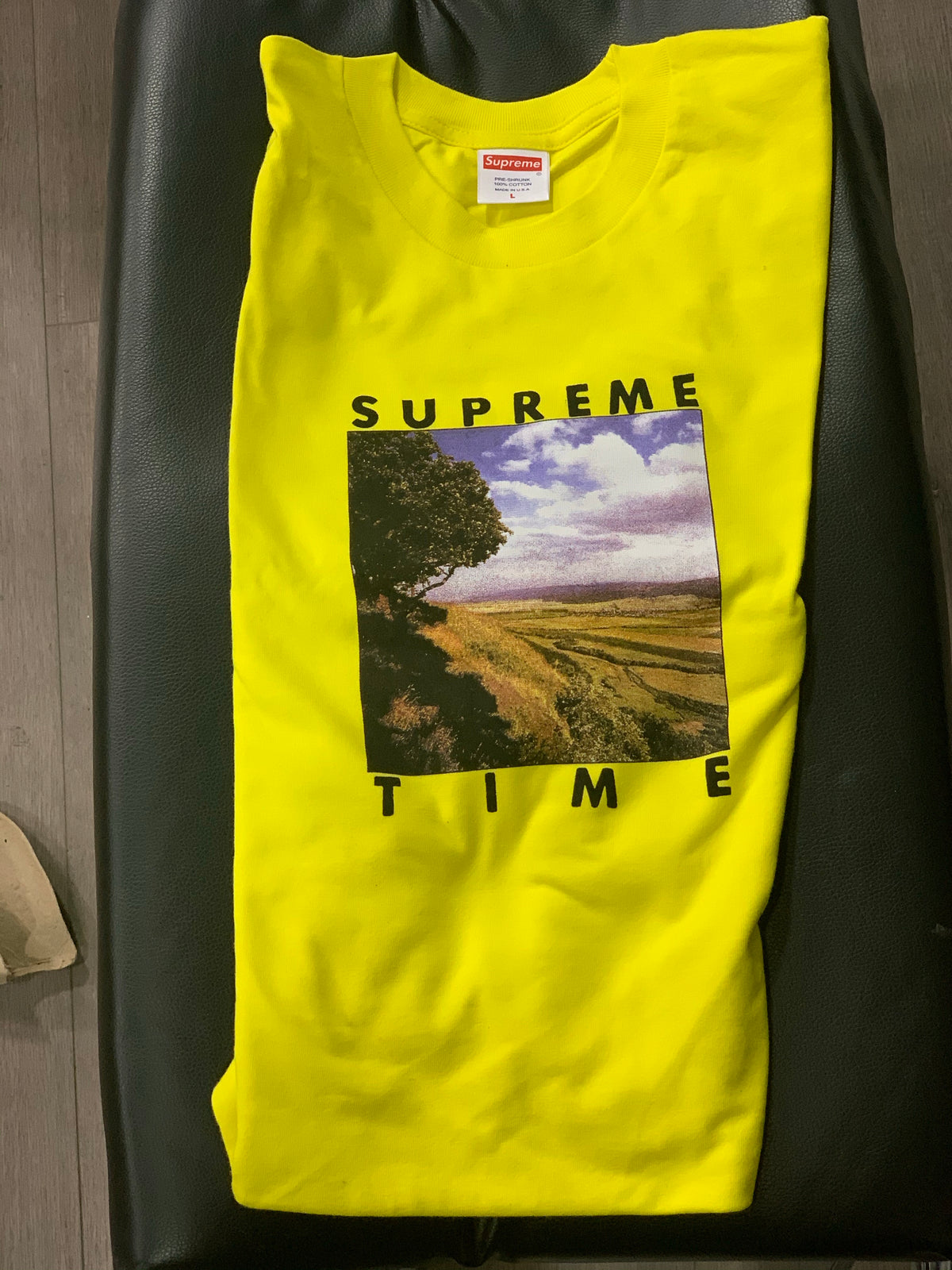 Supreme Time Tee Yellow
